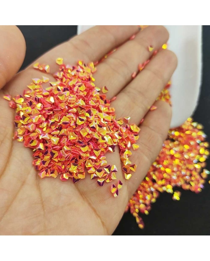 Üçgen Pul Kırığı - Parlak Lav Kırmızısı 25 gr